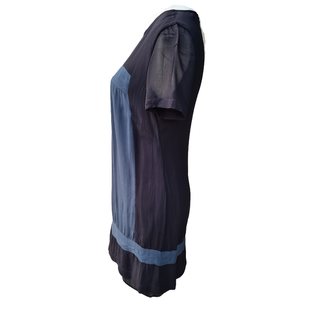 French Connection UK 4 Colour Block Lightweight Shift Dress - Picture 4 of 8